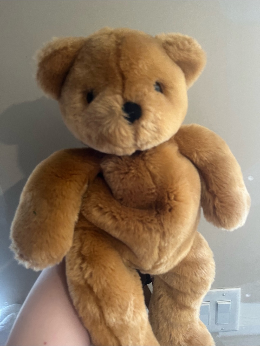 Vintage Kraft Teddy Bear Overnight Backpack Creature Comforts 90s plush
